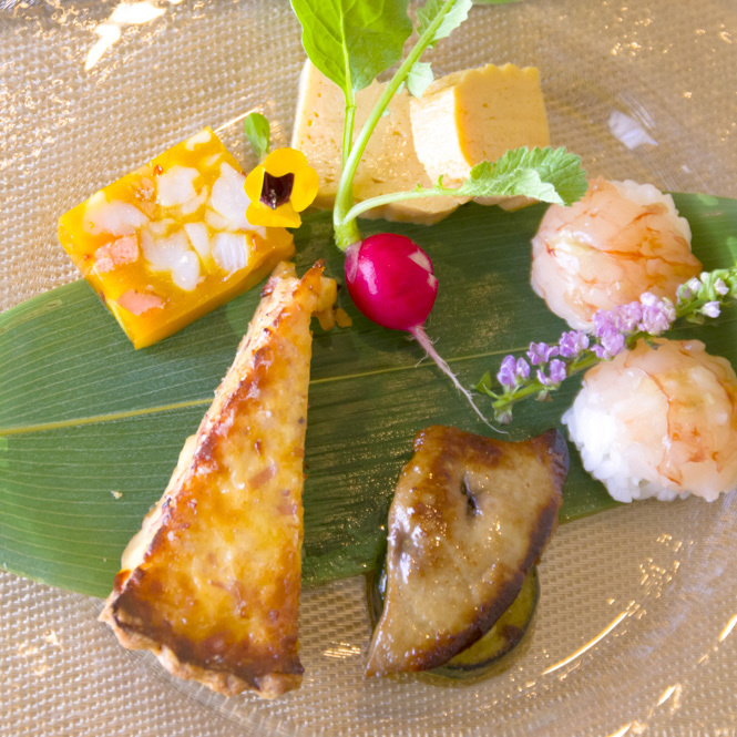 ランチのアミューズの一例